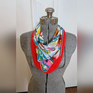 Hollywood Drive-in Movie Print Vintage Handkerchief Bandana Unisex Made In USA